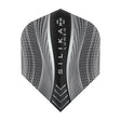 Silika Lumen No6 Standard Black Dart Flights by Harrows