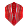 Silika Lumen No6 Standard Red Dart Flights by Harrows