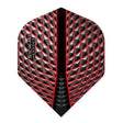 Silika No2 Standard Red Dart Flights by Harrows