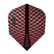 Silika No6 Standard Red Dart Flights by Harrows