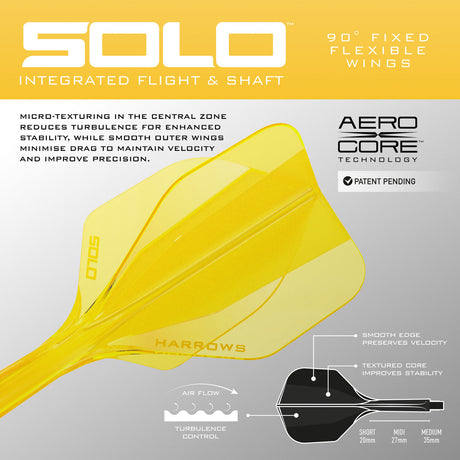 Harrows Solo No6 Integrated Flights & Shafts - view 24