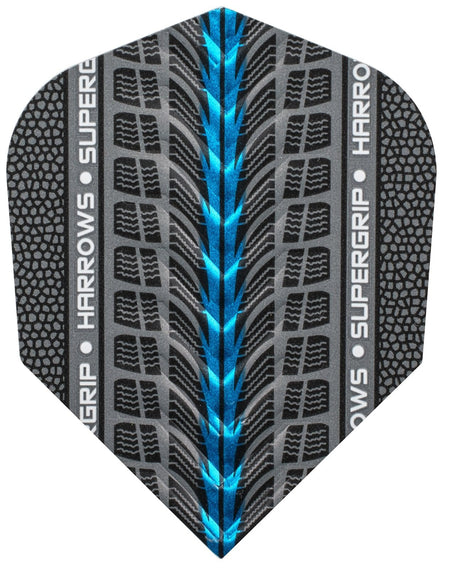 Harrows Supergrip Blue Dart Flights