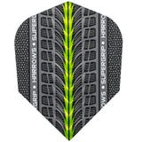 Harrows Supergrip Green Dart Flights