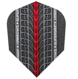 Harrows Supergrip Red Dart Flights
