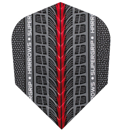 Harrows Supergrip Red Dart Flights