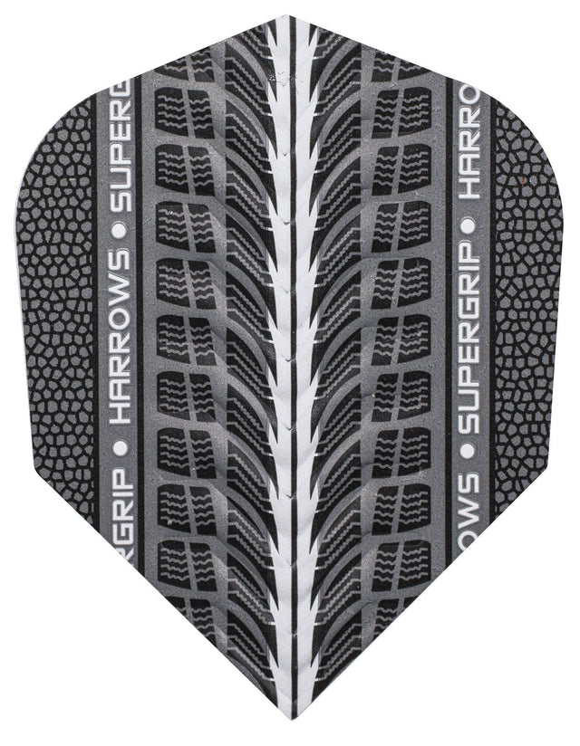 Harrows Supergrip Silver Dart Flights