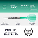 Harrows Torrent Parallel Quick Point 90% Tungsten Steel Tip Darts