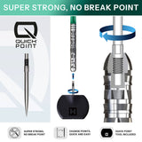 Harrows Torrent Parallel Quick Point 90% Tungsten Steel Tip Darts
