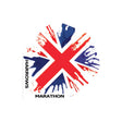 Harrows Marathon Union Jack Paint Splat Dart Flights