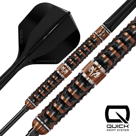 Harrows Wolfram Trinity 97% Tungsten QP Steel Tip Darts - view 3