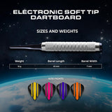Mission G220 Electronic Dartboard - Professional Soft Tip - upto 16 players - 28 Games - inc 4 Sets of Darts - view 6