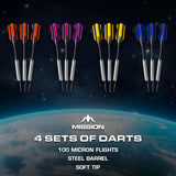 Mission G220 Electronic Dartboard - Professional Soft Tip - upto 16 players - 28 Games - inc 4 Sets of Darts - view 5