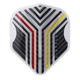 L-Style Arno Merk EZ Dart Flights Clear White L1 Standard