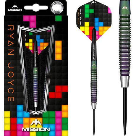 Mission Ryan Joyce Darts - Steel Tip - Relentless - PVD Coral - The Darts Shop