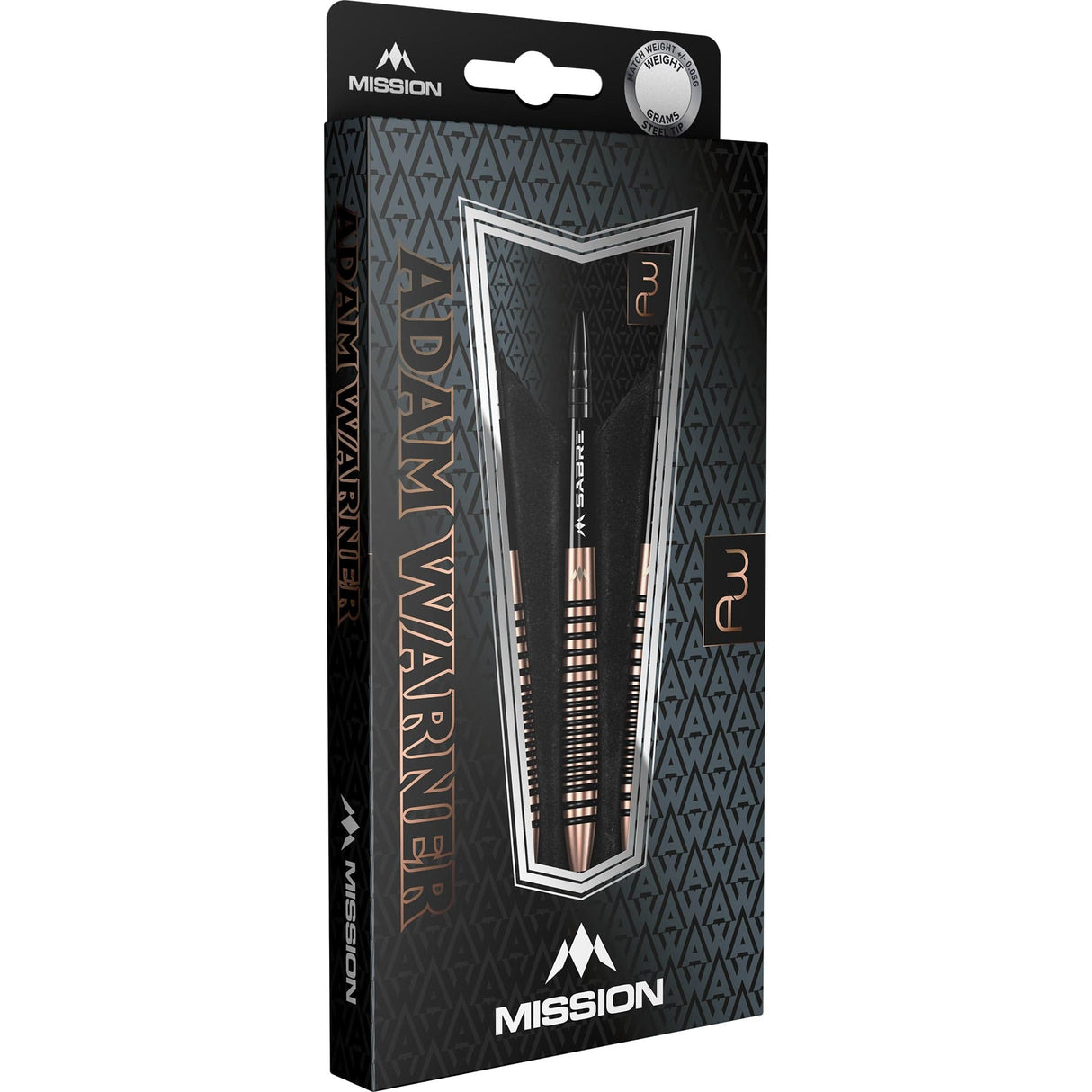 Mission Adam Warner Darts - Steel Tip - 90% - Bronze Titanium - view 6