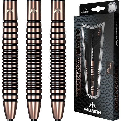 Mission Adam Warner Darts - Steel Tip - 90% - Bronze Titanium - view 3