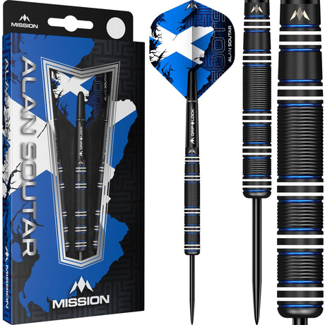 Mission Alan Soutar Darts - Steel Tip - 90% - Soots - Black Titanium - view 2