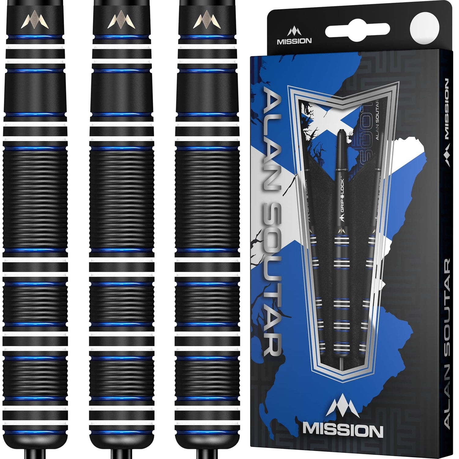 Mission Alan Soutar Darts - Steel Tip - 90% - Soots - Black Titanium - view 3