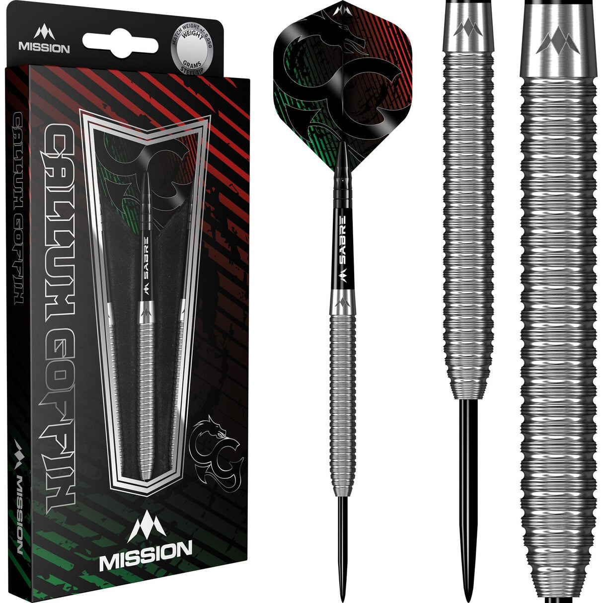*Mission Callum Goffin Darts - Steel Tip - 90% - Micro Grip - view 2