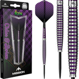 *Mission Chloe OBrien Darts - Steel Tip - 95% - Electro Purple - view 2