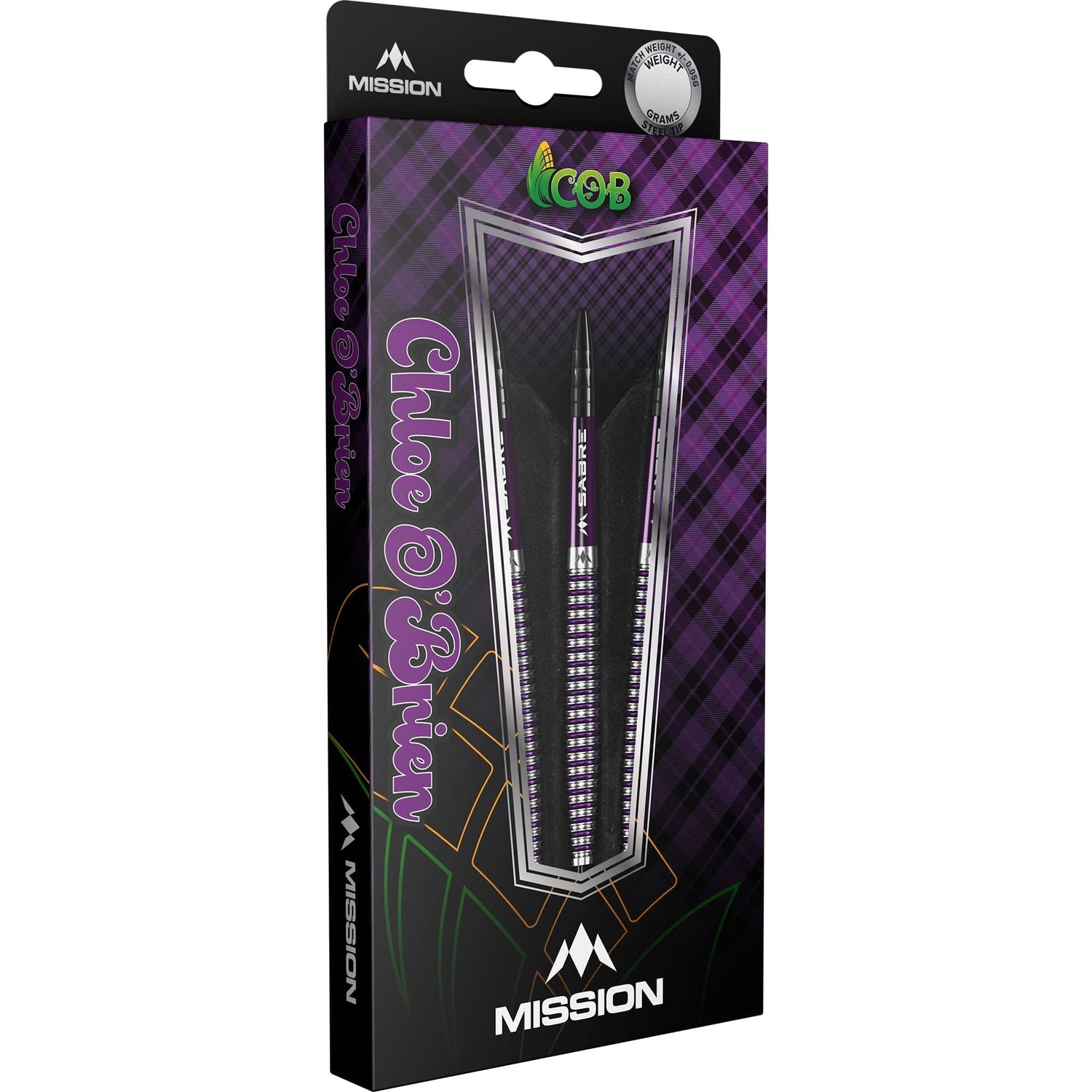 *Mission Chloe OBrien Darts - Steel Tip - 95% - Electro Purple - view 6