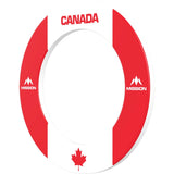 Mission Dartboard Surround - Canada Design - Flag Colours - Maple Leaf - view 2