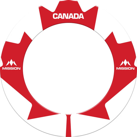 Mission Dartboard Surround - Canada Design - Large Maple Leaf