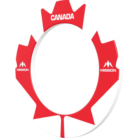 Mission Dartboard Surround - Canada Design - Large Maple Leaf - view 2