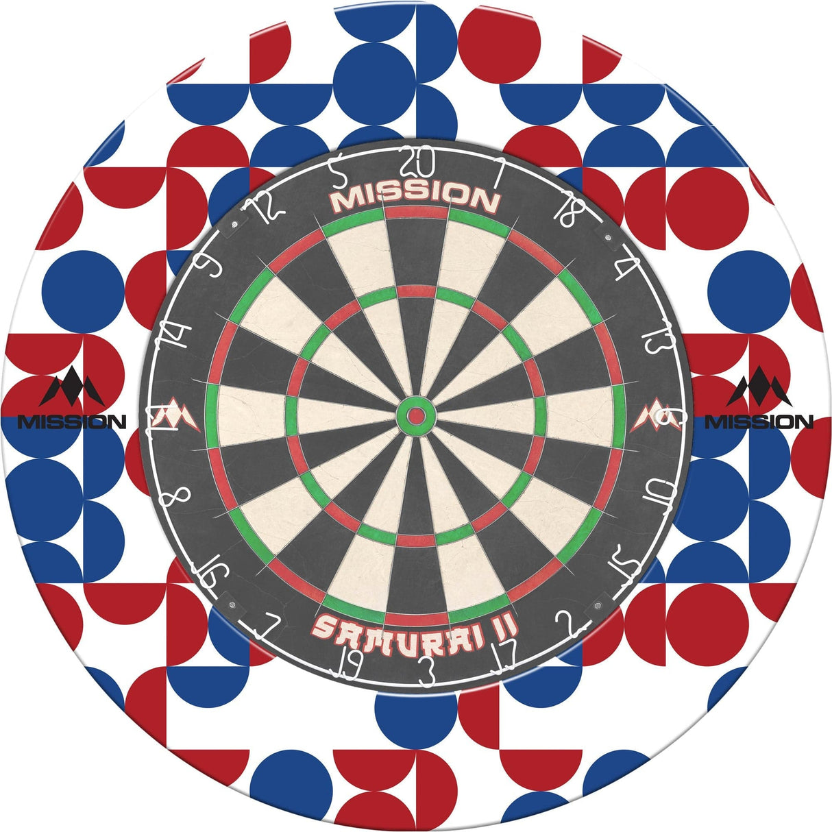 Mission Dartboard Surround - Nederland Design - White - Art Deco - view 3