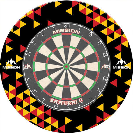 Mission Dartboard Surround - Deutschland Design - Black - Art Deco - view 3