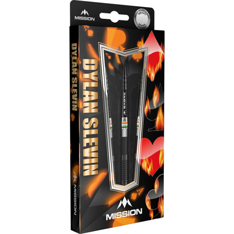 Mission Dylan Slevin Darts - Steel Tip - 90% - Black Titanium - Oceans - view 6