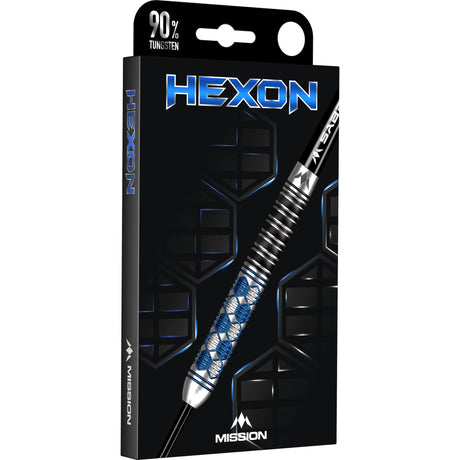 Mission Hexon Darts - Steel Tip - 90% - Blue PVD - view 4