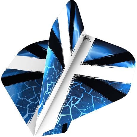 *Mission Solo Dart Flights - 100 Micron - No2 - Std - Josh Rock - Rocky - Union Jack - view 2