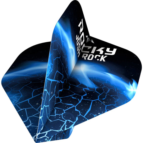 *Mission Solo Dart Flights - 100 Micron - No2 - Std - Josh Rock - Rocky - view 2