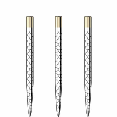 Mission Laser Plus - Steel Tip - Lasered Spare Points - Fan Mosaic - Silver - view 3