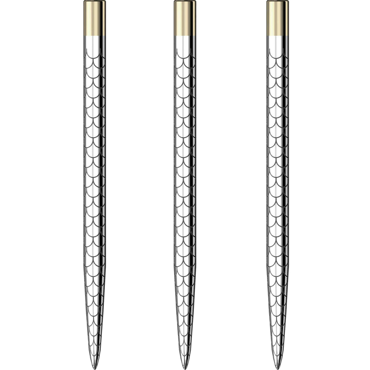 Mission Laser Plus - Steel Tip - Lasered Spare Points - Fan Mosaic - Silver - view 2