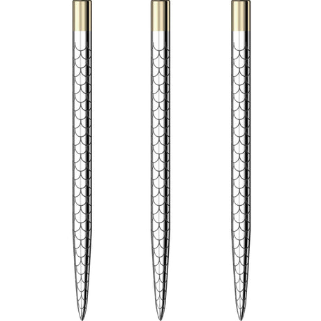 Mission Laser Plus - Steel Tip - Lasered Spare Points - Fan Mosaic - Silver - view 2