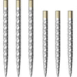Mission Laser Plus - Steel Tip - Lasered Spare Points - Multi Logo - Silver