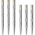 Mission Laser Plus - Steel Tip - Lasered Spare Points - Solid Arc - Silver