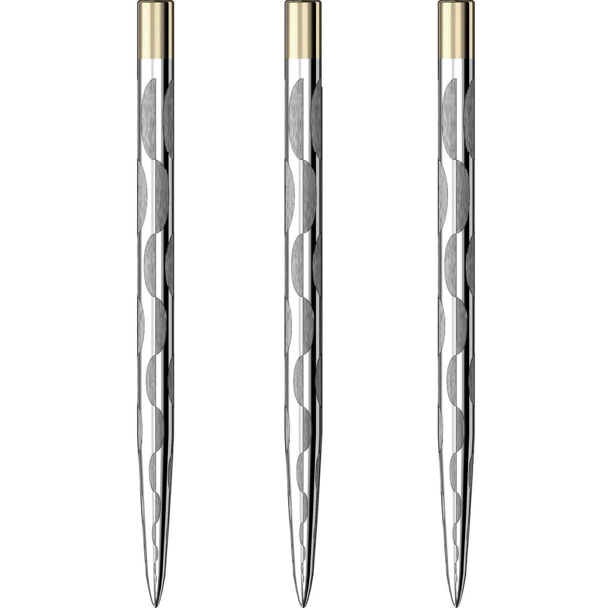 Mission Laser Plus - Steel Tip - Lasered Spare Points - Solid Arc - Silver - view 2