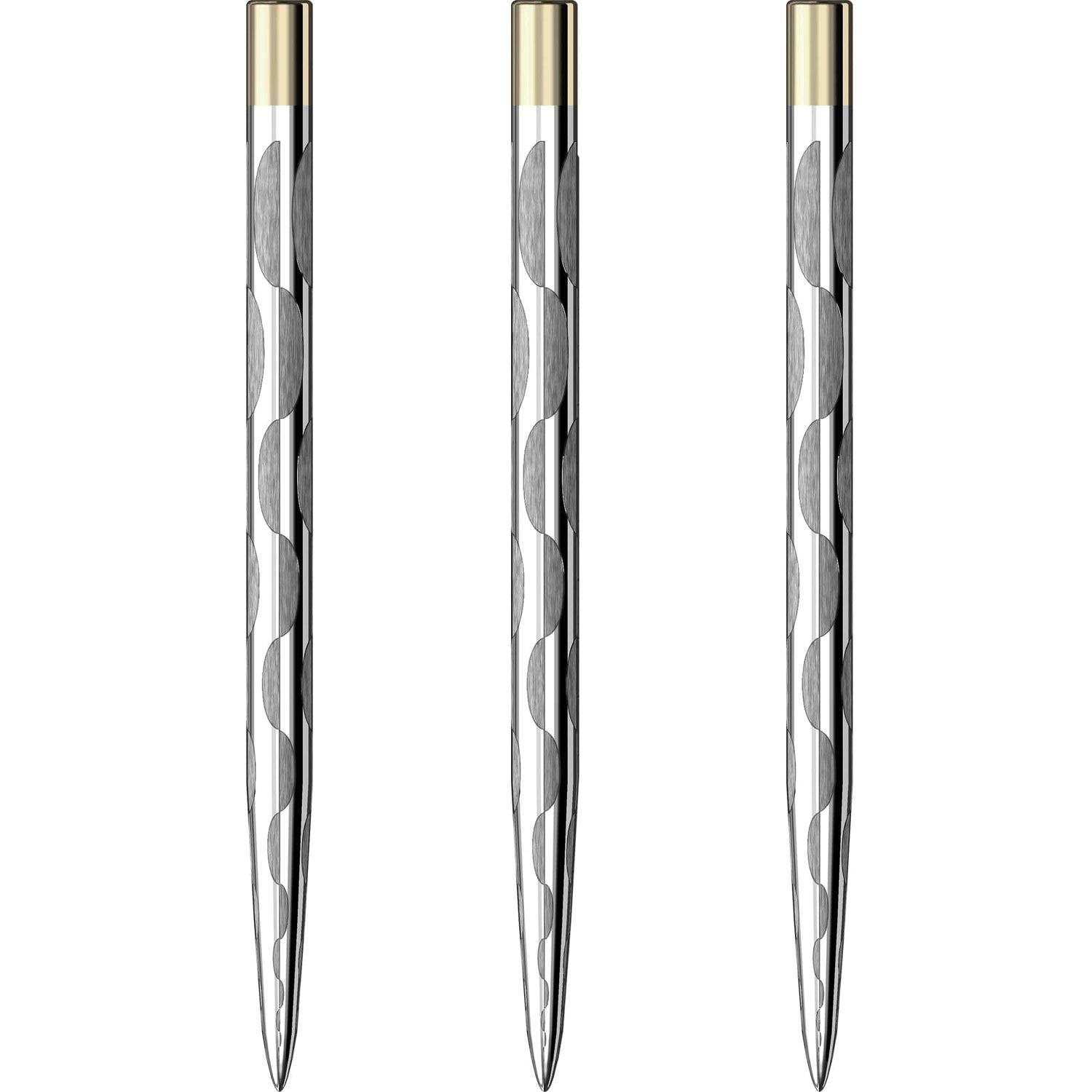 Mission Laser Plus - Steel Tip - Lasered Spare Points - Solid Arc - Silver - view 2