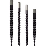 *Mission Lunar CS Dart Points - Spare Points - Rough Cut - Black