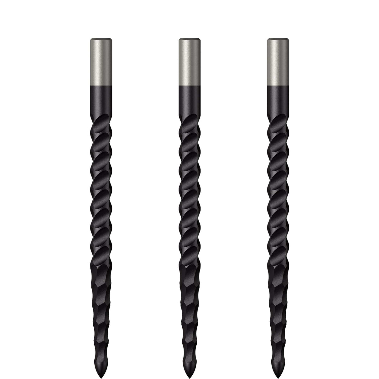 *Mission Lunar CS Dart Points - Spare Points - Rough Cut - Black - view 4