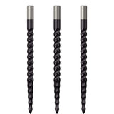 *Mission Lunar CS Dart Points - Spare Points - Rough Cut - Black - view 3