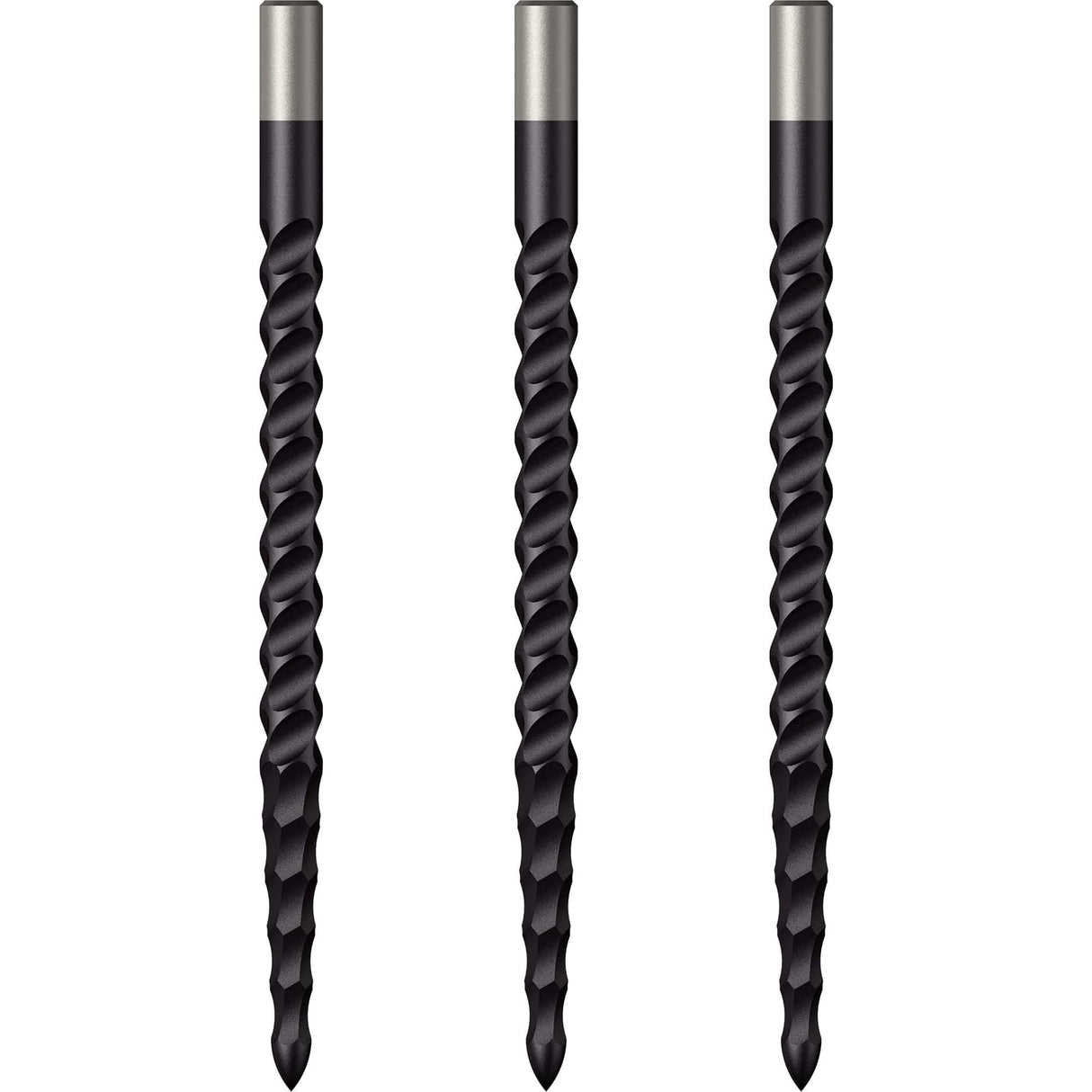 *Mission Lunar CS Dart Points - Spare Points - Rough Cut - Black - view 2