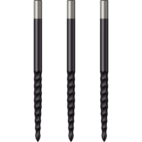 *Mission Lunar FS Dart Points - Spare Points - Rough Cut - Black - view 2