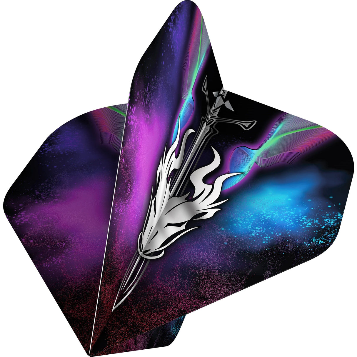 Mission Solo Dart Flights - 100 Micron - No2 - Std - Occult - view 2