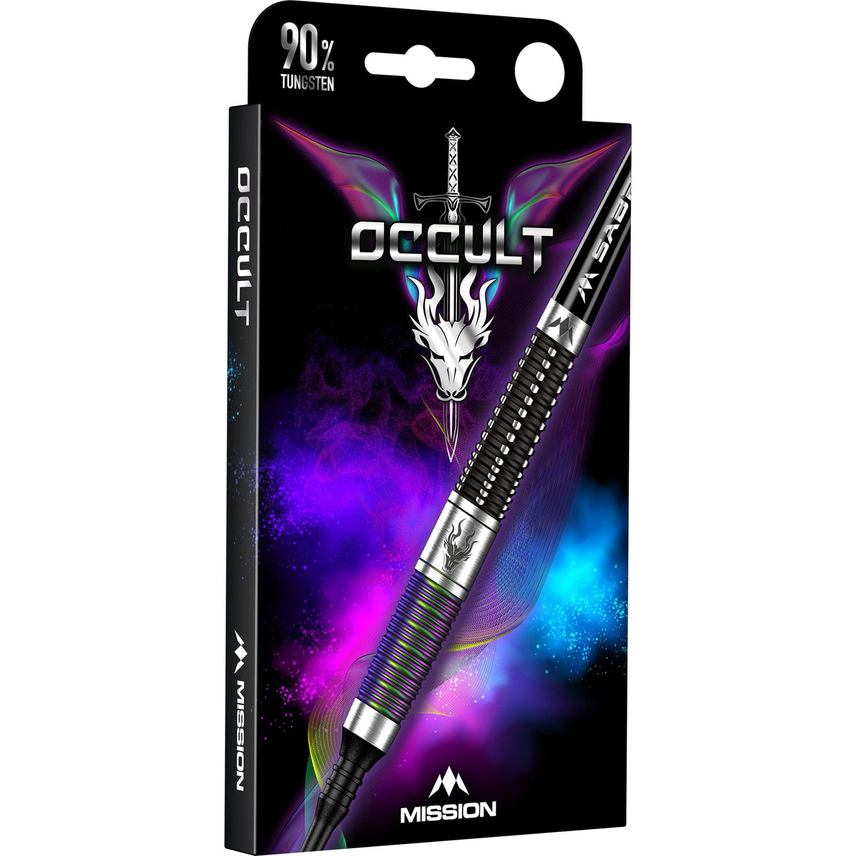 Mission Occult Darts - Soft Tip - 90% - Black & Coral PVD - view 4