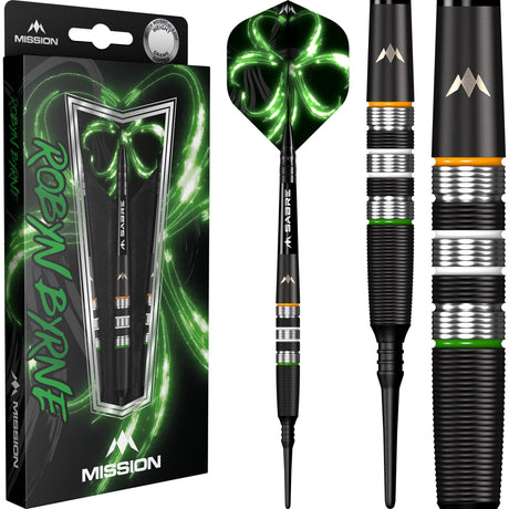 Mission Robyn Byrne Darts - Soft Tip - 90% - Black Titanium - view 2