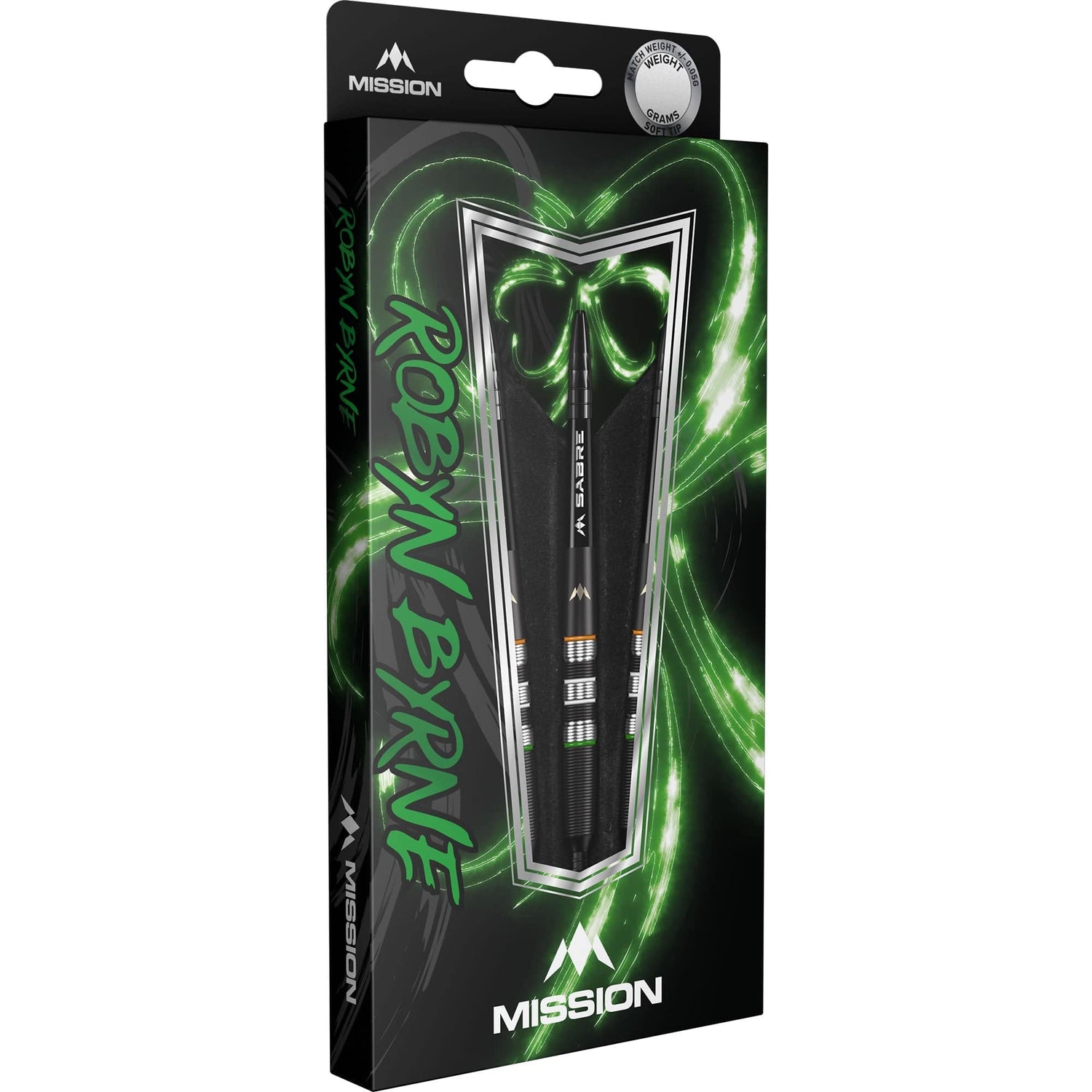 Mission Robyn Byrne Darts - Soft Tip - 90% - Black Titanium - view 6